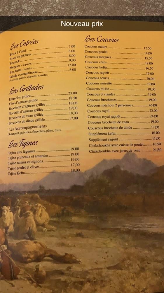 Restaurant à L'Orient - Menu Image 1